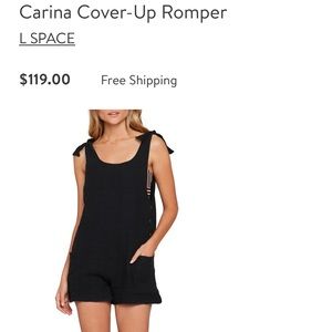 L SPACE Carina Cover-Up Romper